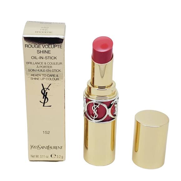 Yves Saint Laurent Rouge Volupte Shine Oil-In-Stick 152 Pink Broderie - Picture 1 of 3